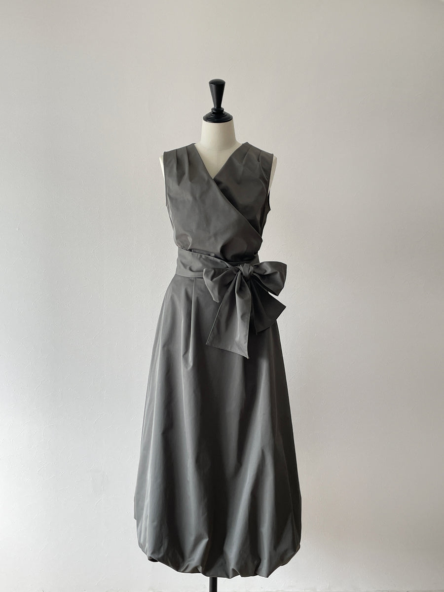 taffeta cache coeur blouse