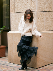 【11/27 OPEN】Fuzzy knit cardigan