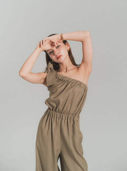 【RESTOCK】one shoulder rompers