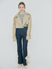 【3/5 OPEN】Ashimore ribbon denim pants