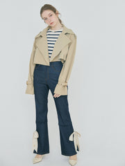 【3/5 OPEN】Ashimore ribbon denim pants