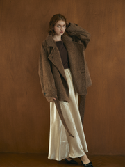 【10/22 OPEN】Shaggy belted box coat