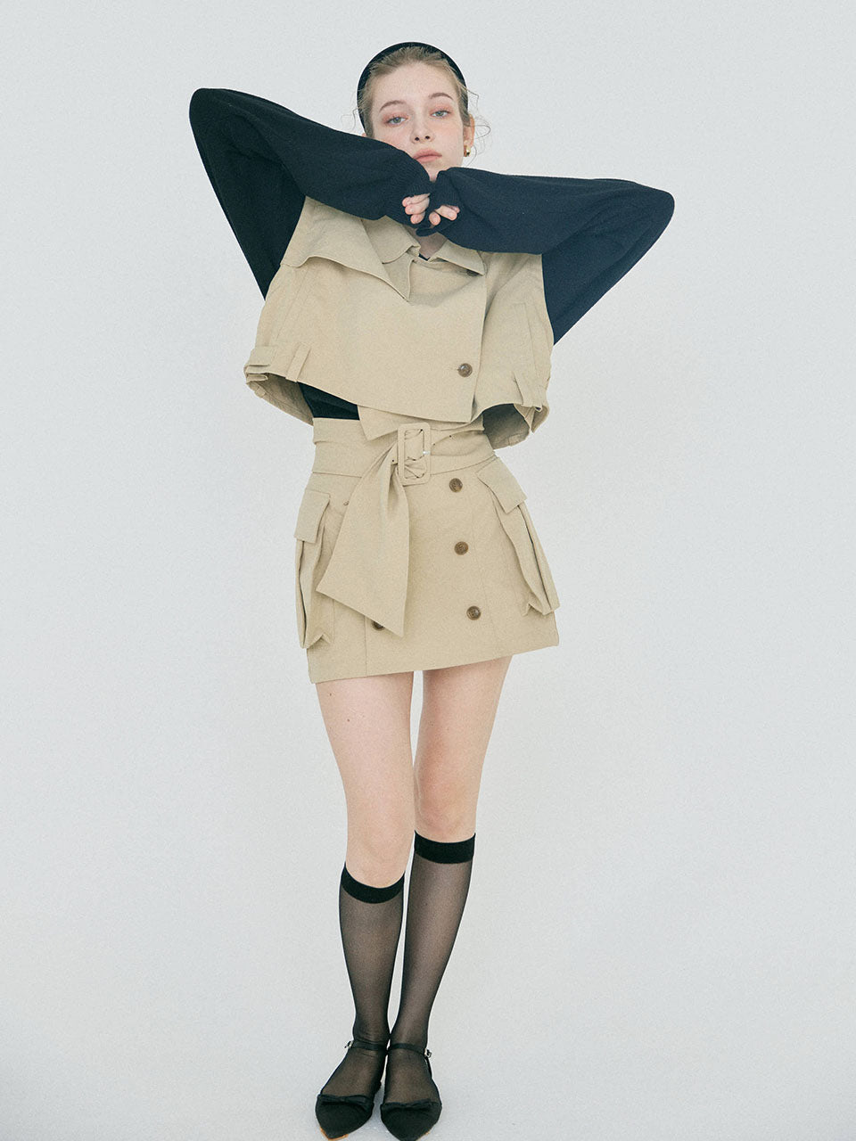 Iconic mini trench skirt – RANCLIC