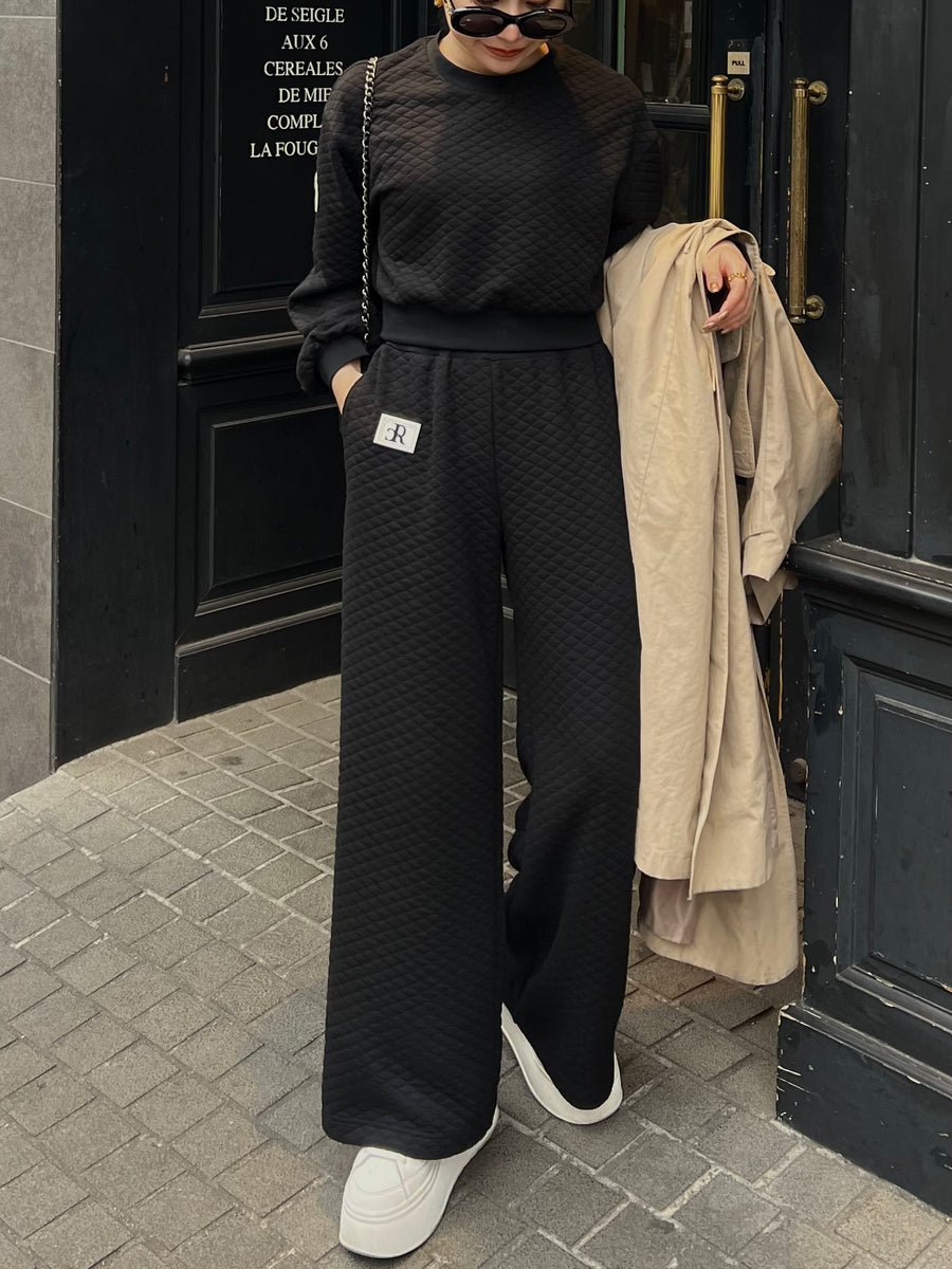 quilting sweat pants