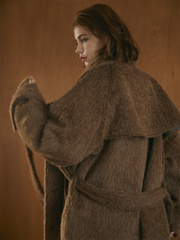 【10/22 OPEN】Shaggy belted box coat