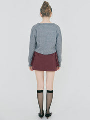 【NEW】Iconic mini trench skirt