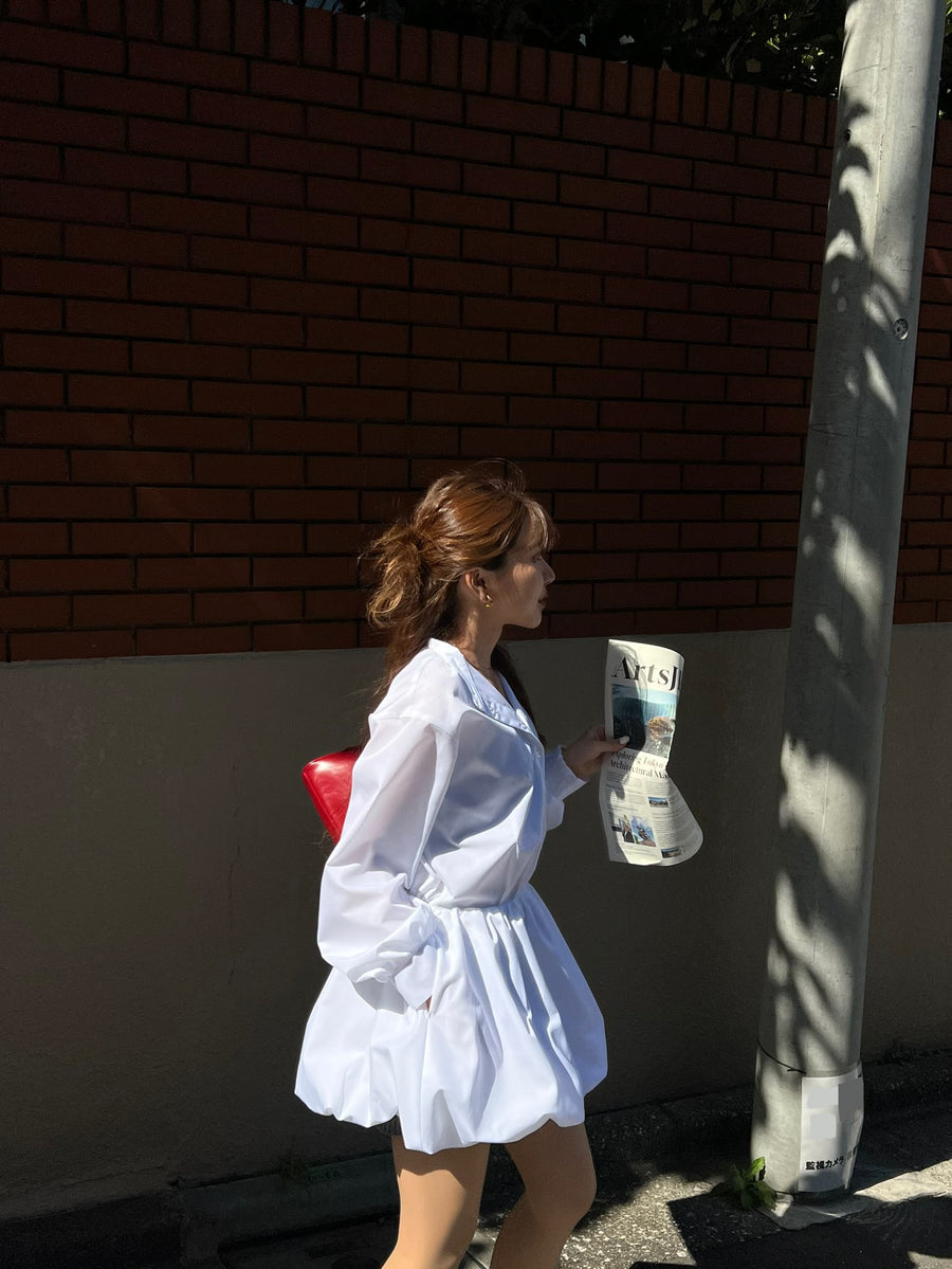 balloon blouse dress