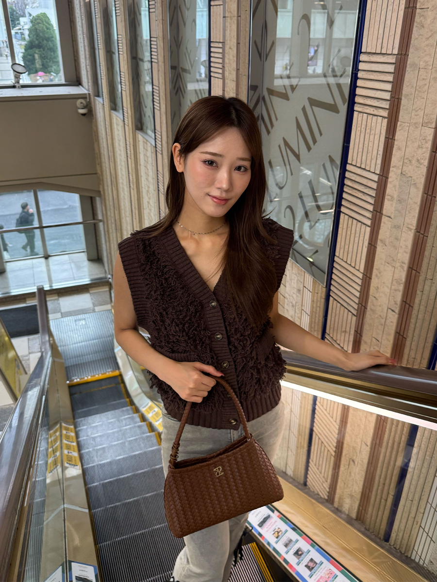 Poodle loopyarn gilet