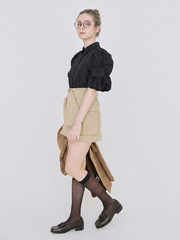 【4/23 OPEN】Whip cream sleeves shirt