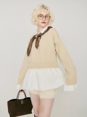 Docking balloon shirt dress