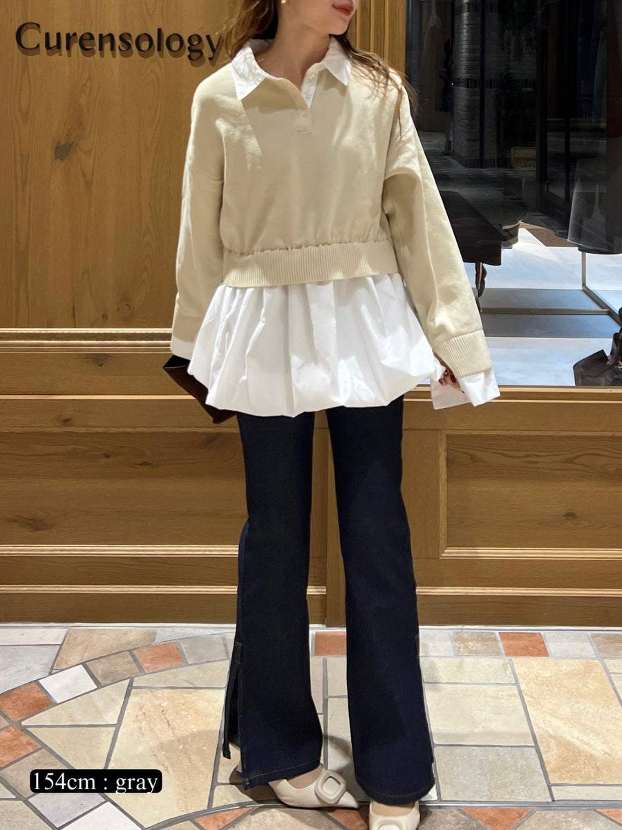 Docking balloon shirt dress