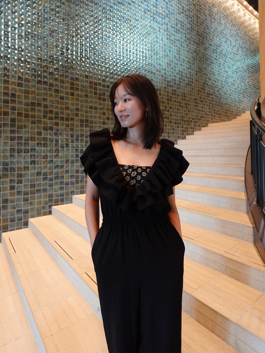 【7/23 OPEN】Vneck frill all in one（チューブトップ付き）