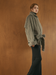 【10/22 OPEN】Shaggy belted box coat