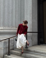 fringe  summer tweed jacket