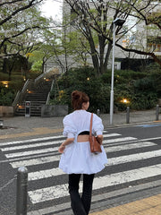 balloon blouse dress