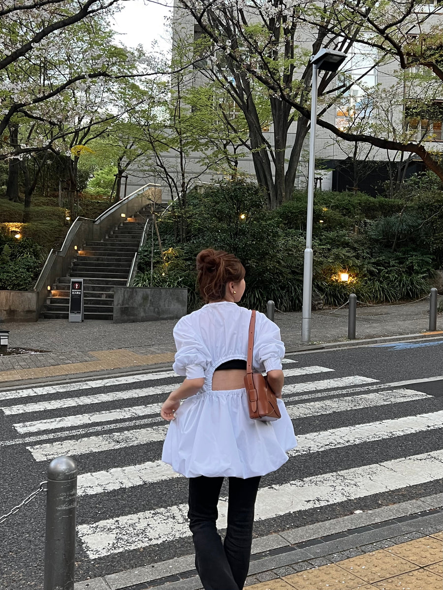 balloon blouse dress