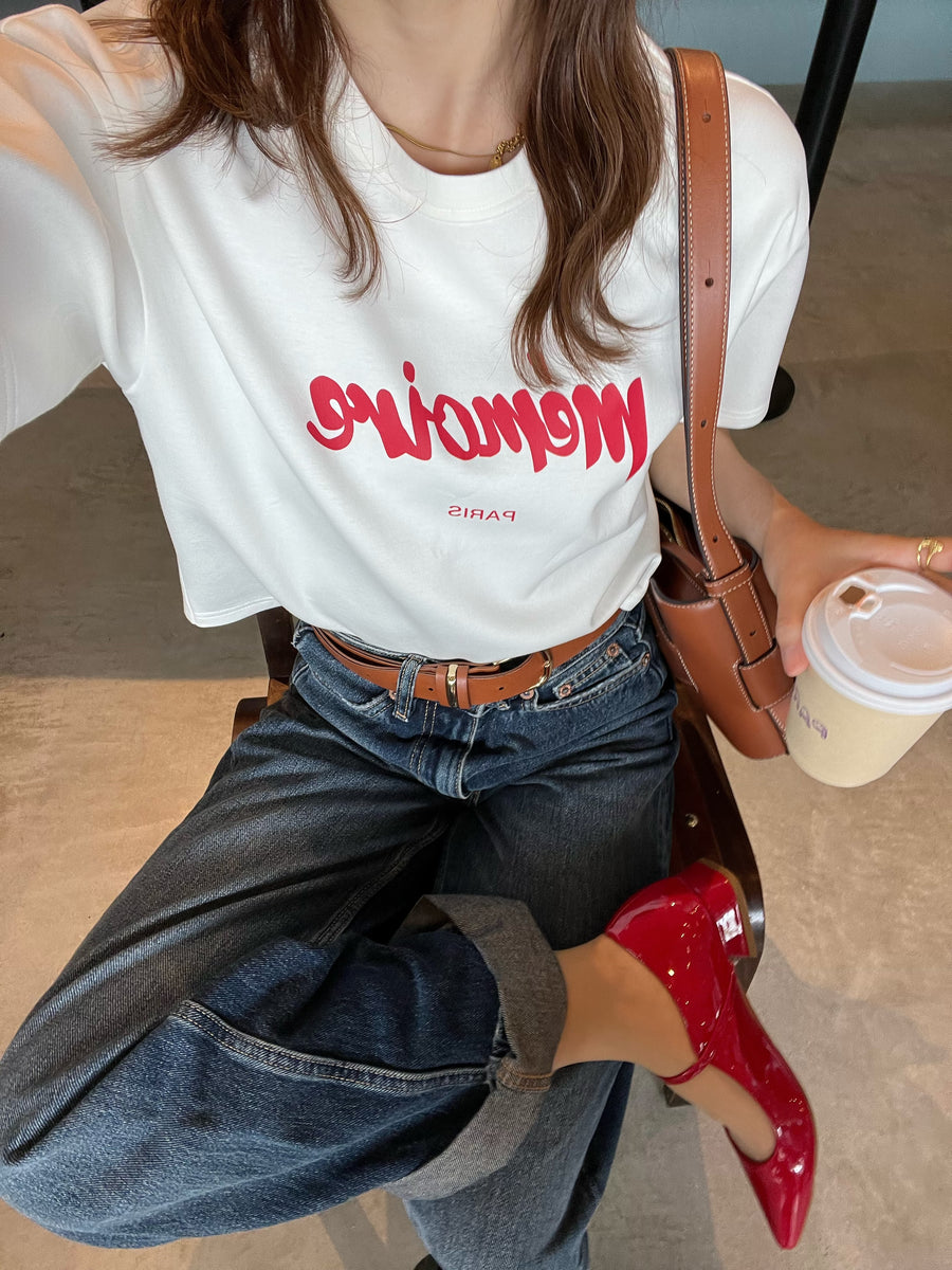 mémoire logo mini tee