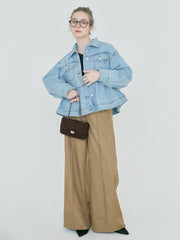 【2/19 OPEN】Chérie peplum denim jacket