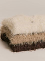 Cozy shaggy knit cardigan