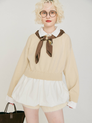 Docking balloon shirt dress