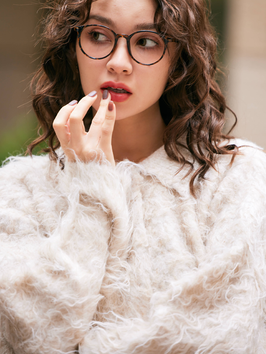 【11/27 OPEN】Fuzzy knit cardigan