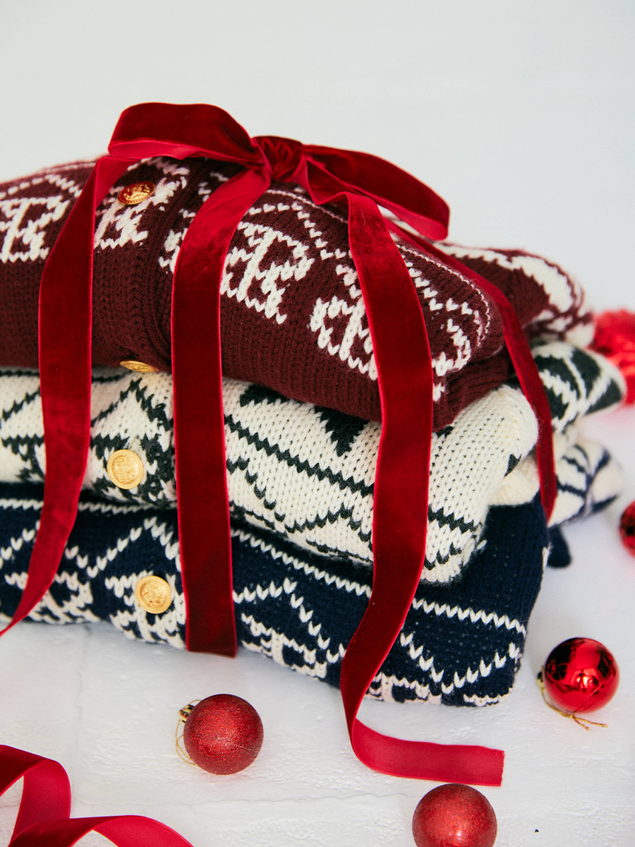 【12/4 OPEN】RC nordic knit cardigan