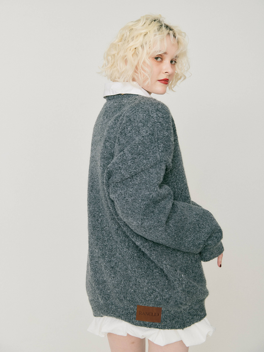 【12/18 OPEN】Unisex henley mochi knit