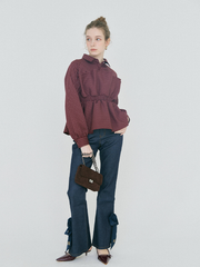 【3/5 OPEN】Ashimore ribbon denim pants