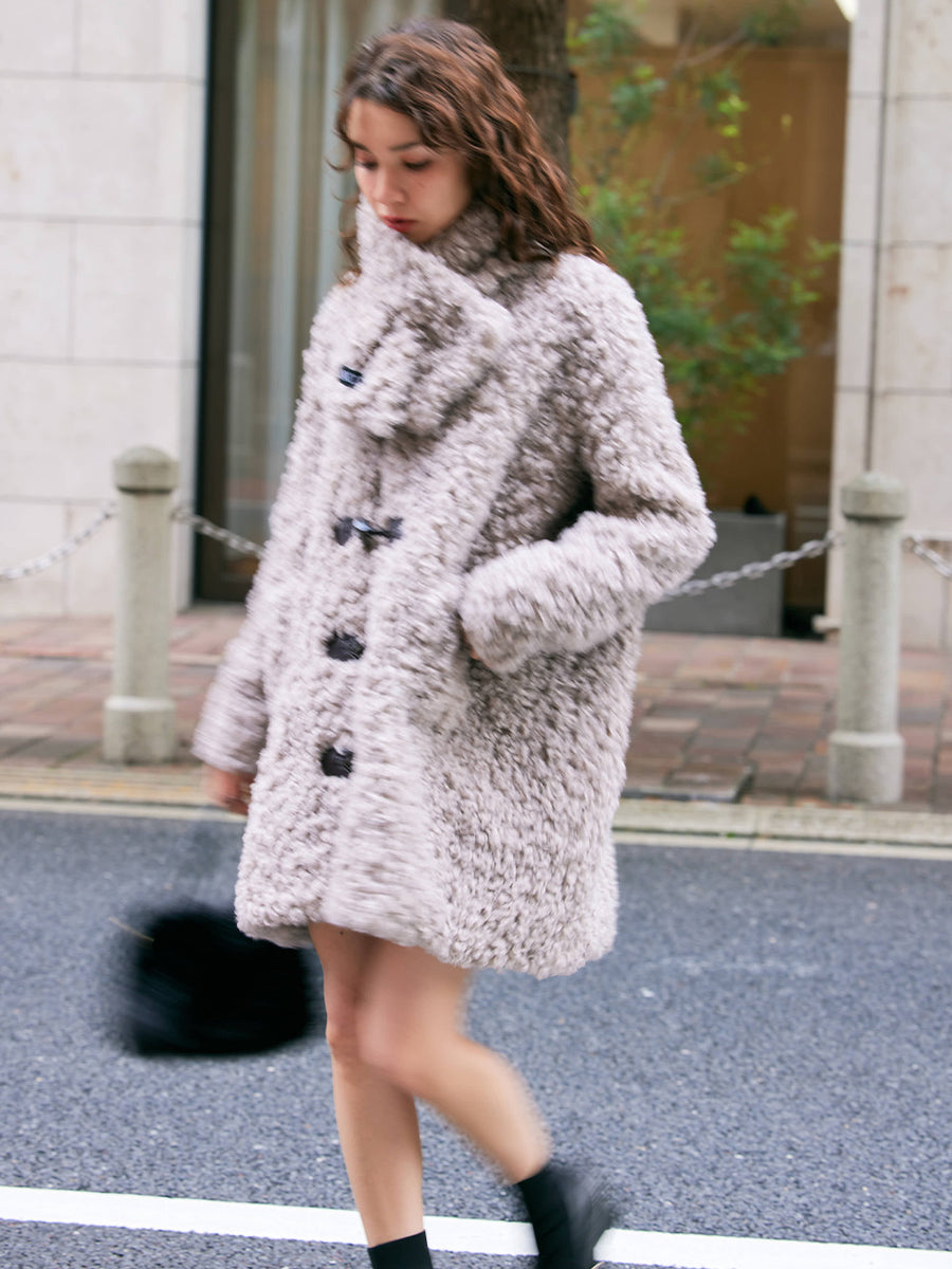 【予約販売】Poodle cocoon coat