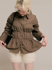 【9/25 19:00~】Shirring wide sleeve shirt