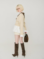 Docking balloon shirt dress