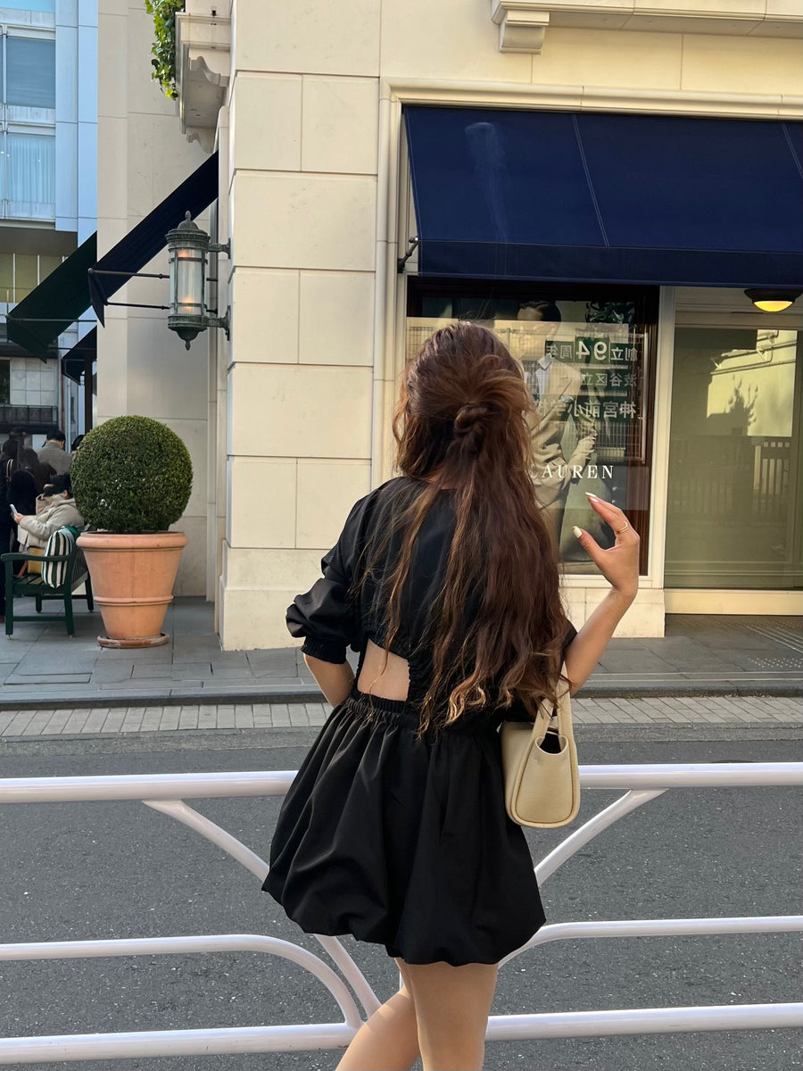 balloon blouse dress
