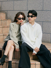 【12/18 OPEN】Unisex henley mochi knit