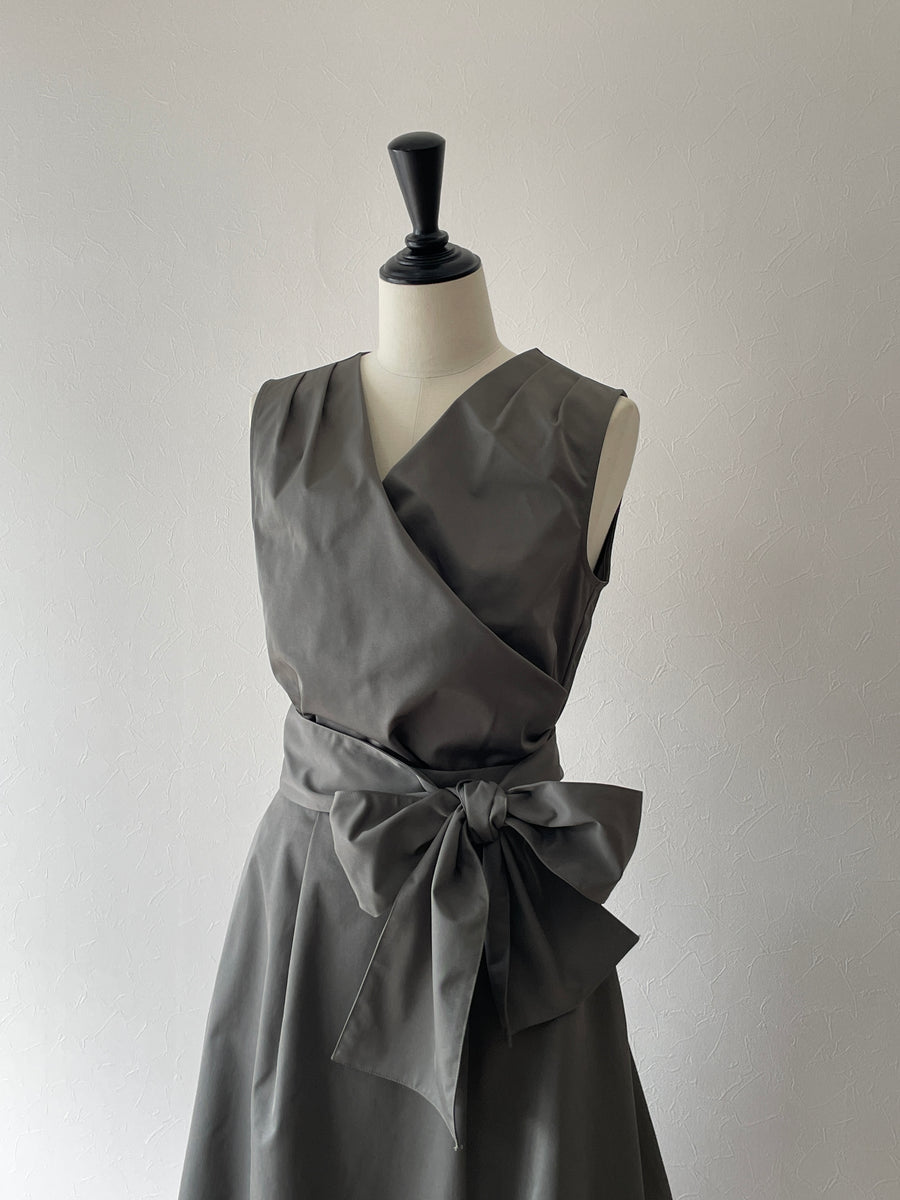 taffeta cache coeur blouse