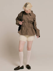 【9/25 19:00~】Shirring wide sleeve shirt