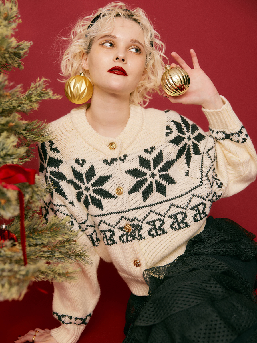 【12/4 OPEN】RC nordic knit cardigan