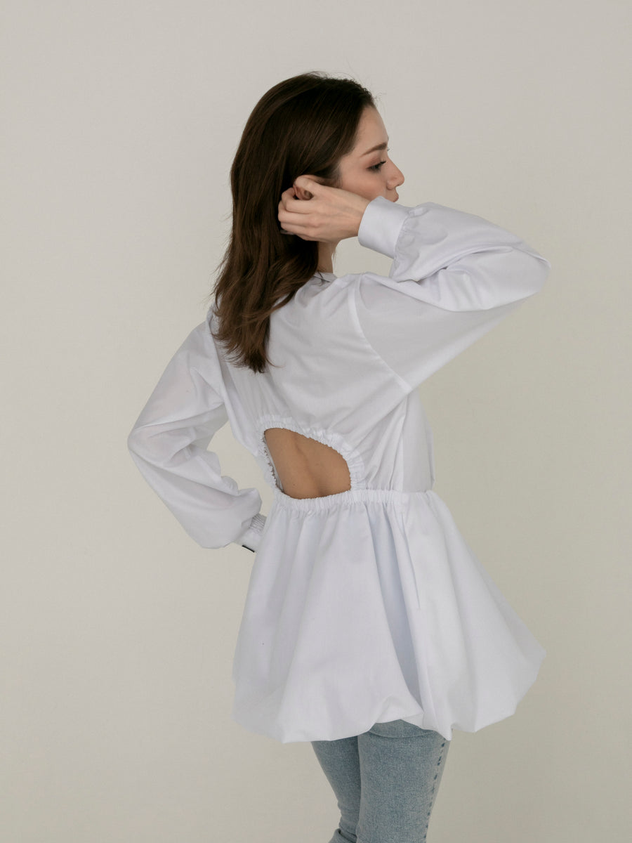 balloon blouse dress