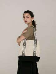 monogram tote bag