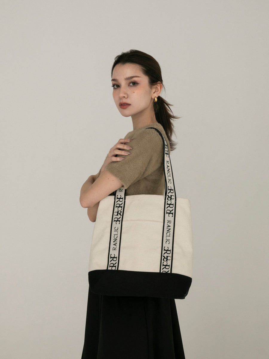 monogram tote bag