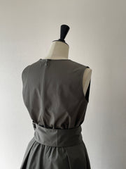 taffeta cache coeur blouse