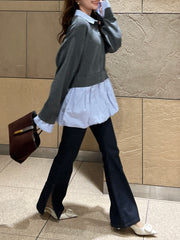 Docking balloon shirt dress