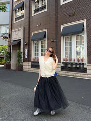 Poodle loopyarn gilet