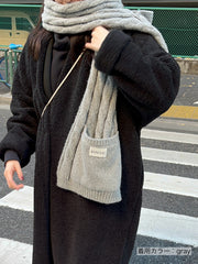cable knit scarf