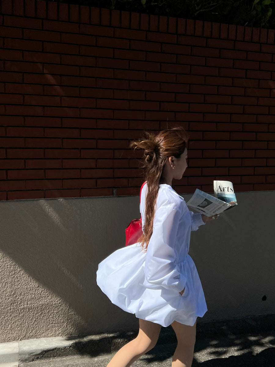 balloon blouse dress