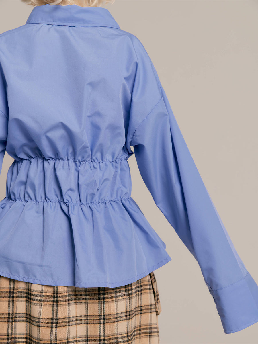 【9/25 19:00~】Shirring wide sleeve shirt