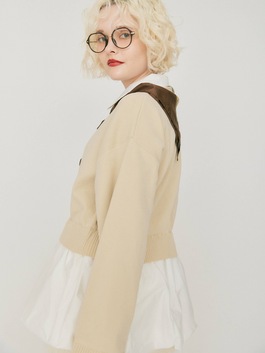 Docking balloon shirt dress