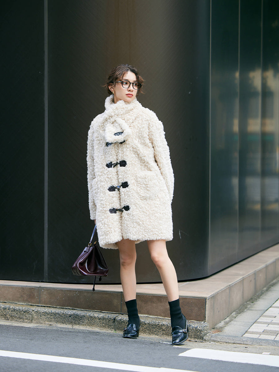 【予約販売】Poodle cocoon coat