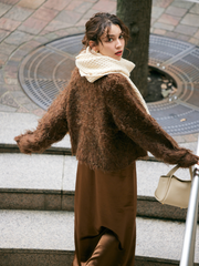 【11/27 OPEN】Fuzzy knit cardigan