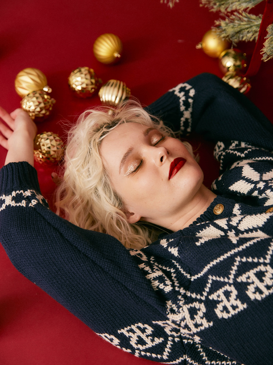 【12/4 OPEN】RC nordic knit cardigan