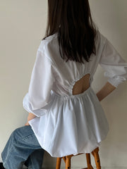balloon blouse dress